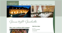 Desktop Screenshot of landhaus-stift-ardagger.at